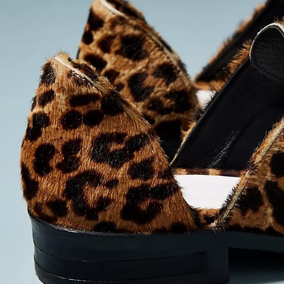 NIB Freda Salvador Cheetah Calf Hair D’Orsay Oxfords - Size 8 - Picture 3 of 10